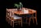 Expandable Dining Table in Rosewood, Gudme, Denmark, 1960s, Set of 3, Image 12