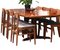 Mesa de comedor extensible de palisandro, Gudme, Dinamarca, años 60. Juego de 3, Imagen 20