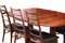 Tavolo da pranzo estensibile in palissandro, Gudme, Danimarca, anni '60, set di 3, Immagine 9