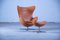 Vintage Egg Chair mit Ottomane von Fritz Hansen, 1999, 2er Set 1