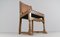 Chaises en Cuir et Bois, Espagne, 1940s, Set de 4 12