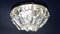 Vintage Crystal Ceiling Lamp from Palwa, 1960 5