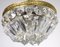 Vintage Crystal Ceiling Lamp from Palwa, 1960, Image 1