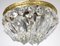 Vintage Crystal Ceiling Lamp from Palwa, 1960 2