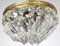 Vintage Crystal Ceiling Lamp from Palwa, 1960, Image 2