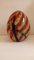 Egg-Shaped Sculpture in Red, Yellow, Blue and Green Banded Glass by Archimede Seguso, Murano, Italy, 1970s, Image 8
