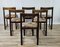 Italian Chairs in Wood, 1970, Set of 6 3