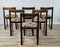 Italian Chairs in Wood, 1970, Set of 6, Image 3