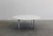 Tavolino da caffè rotondo in marmo bianco e metallo di Florence Knoll per Knoll, Italia, 1955, Immagine 1
