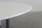 Round Coffee Table in White Marble and Metal by Florence Knoll for Knoll, Italy, 1955, Image 5