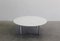 Table Basse Ronde en Marbre Blanc et Métal par Florence Knoll pour Knoll, Italie, 1955 2