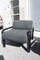 Sofa and Armchairs in Black by Gae Aulenti for Knoll Inc. / Knoll International, 1970s, Set of 3, Image 6