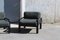 Sofa and Armchairs in Black by Gae Aulenti for Knoll Inc. / Knoll International, 1970s, Set of 3 10