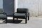 Sofa and Armchairs in Black by Gae Aulenti for Knoll Inc. / Knoll International, 1970s, Set of 3, Image 10