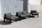 Sofa and Armchairs in Black by Gae Aulenti for Knoll Inc. / Knoll International, 1970s, Set of 3 1