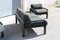 Sofa and Armchairs in Black by Gae Aulenti for Knoll Inc. / Knoll International, 1970s, Set of 3 4