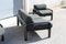 Sofa and Armchairs in Black by Gae Aulenti for Knoll Inc. / Knoll International, 1970s, Set of 3, Image 4