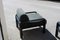 Sofa and Armchairs in Black by Gae Aulenti for Knoll Inc. / Knoll International, 1970s, Set of 3 3