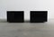 Black Saratoga Cabinets by Massimo & Lella Vigelli for Poltronova, 1960s, Set of 2 1