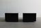 Black Saratoga Cabinets by Massimo & Lella Vigelli for Poltronova, 1960s, Set of 2 2