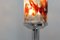 Murano Glass, Chrome & Metal Floor Lamp from Mazzega, 1970s 9