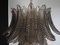 Italian Three-Tier Smoked Felci Glass Chandelier, 1990, Image 12