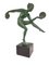 Art Deco Danseuse Paienne Figur von Derenne für Max Le Verrier, Frankreich, 1920er 1