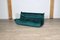 Togo 3-Seater Sofa in Petrol Velvet by Michel Ducaroy for Ligne Roset, 1972, Image 1