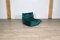 Togo Lounge Chair in Petrol Velvet by Michel Ducaroy for Ligne Roset, 1972 4