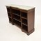 Antique Marble Top Open Bookcase / Sideboard, 1910s 4
