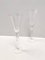 Vintage Transparent Crystal Flutes attributed to Baccarat, 1930s, Set of 2 4