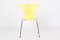 3107 Yellow Chairs by Arne Jacobsen for Fritz Hansen, 1995, Set of 6 3