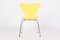 3107 Yellow Chairs by Arne Jacobsen for Fritz Hansen, 1995, Set of 6 8