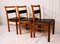 Danish Jacaranda and Leather Dining Chairs, 1960s, Set of 6 7
