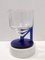 Postmodern Transparent and Blue Glass Pitcher, Italy, 1970s 6