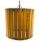 Modern Artisanal Rulers Shaped Ceiling Lamp, France, 1960s, Image 3