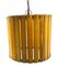 Modern Artisanal Rulers Shaped Ceiling Lamp, France, 1960s 7