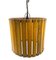 Modern Artisanal Rulers Shaped Ceiling Lamp, France, 1960s 8