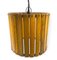 Modern Artisanal Rulers Shaped Ceiling Lamp, France, 1960s 1