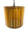 Modern Artisanal Rulers Shaped Ceiling Lamp, France, 1960s, Image 1