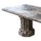 Neoclassic French Arabescato Marble and Stone and Dining Table, Image 4