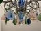 Crystal Beaded Multicolored Chandelier, 1980s, Image 12