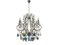 Crystal Beaded Multicolored Chandelier, 1980s 1