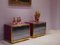 Tables de Chevet Miroir en Laiton Framboise de Maison Jansen, 1970s, Set de 2 6