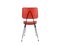 Italian Black Metal & Red Skai Side Chairs, 1950s, Set of 2, Image 9