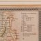 Mapa de litografía inglés antiguo de Cornualles, década de 1850, Imagen 9
