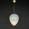 Murano Pendant Lamp Egg from Leucos, Italy, 1960s, Image 1