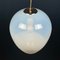 Murano Pendant Lamp Egg from Leucos, Italy, 1960s 6