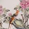 Chinesischer Vintage Vogel Teller, 1940er 6