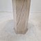 Vintage Italian Travertine Side Tables, 1980s, Set of 2 7